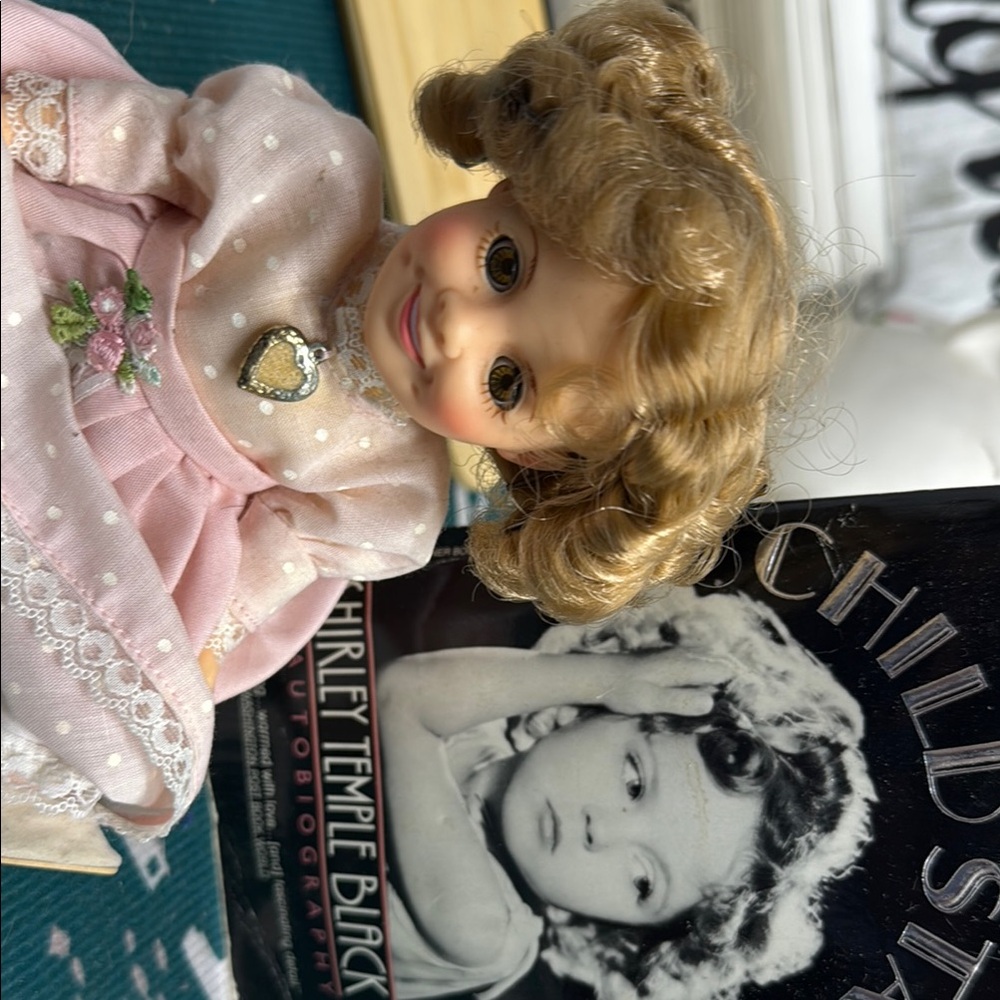 Shirley Temple Collectible Doll in Pink Dress